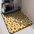 thumbnail image 2 of Washable Rubber Sunflower Cute Floral Dish Drying Mats for Kitchen Counter Home Large Coffee Bar Pad Accessories and Decor for Utensils Stemware 18''x24'', 2 of 7