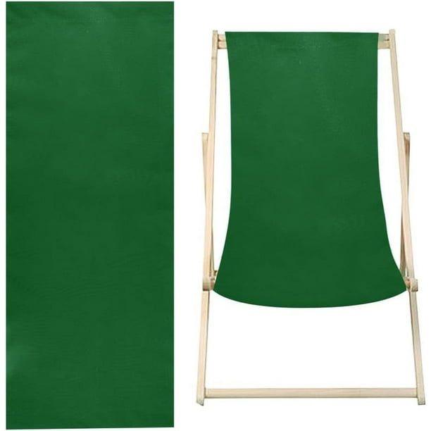 Silla de playa plegable de lona de repuesto de 120 cm/47,24 pulgadas para patio, silla de tela plegable para exteriores, sillas de salón plegables de lona