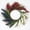 Patriotic Wreath, variant on Patriotic Wreath for Front Door Outside 18" Red White Blue Rice Ear Decorative American Flag Wreaths Independence Day Wreath Memorial Day Labor Day Porch Decoration