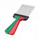 thumbnail image 3 of Herramientas Estilismo Peine Pelo Afro Dientes Anchos Metal Cepillo para Desenredar Peluquería, 3 of 9