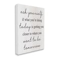 thumbnail image 3 of Stupell Industries Where You Want To Be Phrase Graphic Art Gallery Wrapped Canvas Print Wall Art, Design by Lil' Rue, 3 of 7