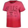 thumbnail image 2 of Women's Sportiqe Red Chicago Bulls Arcadia Sun-Dipped T-Shirt, 2 of 3
