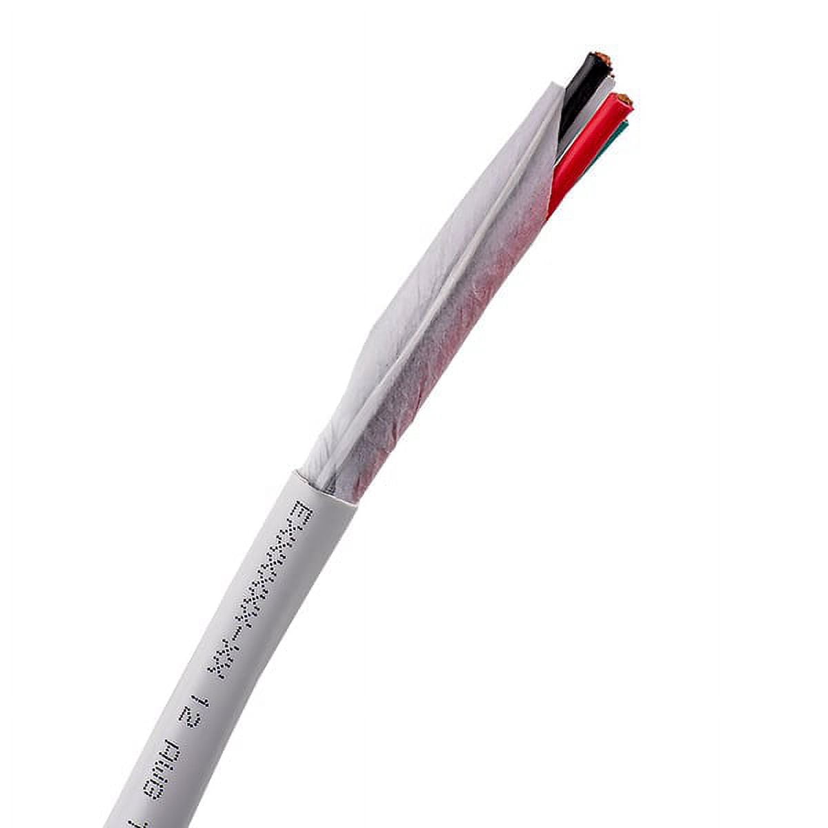 OSD 12/2 Speaker Wire Outdoor Rated CL2/CL3 In Wall Direct Burial Oxygen Free, White 500ft