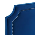 thumbnail image 6 of Modway Novi Performance Velvet Queen Bed in Navy, 6 of 9