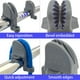 thumbnail image 3 of Sidaley Clips para guardabarros de barco, tacos de riel ajustables impermeables de nailon, prácticos soportes de suspensión de pontón de Type6 NO6, 3 of 6