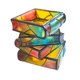 thumbnail image 3 of Maceta decorativa con forma de libro, ideal para lectores. 4 niveles, 3 of 8