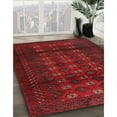 thumbnail image 3 of Ahgly Company Machine Washable Indoor Square Traditional Red Area Rugs, 7' Square, 3 of 7