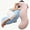 Pink, variant on Pea Pod Full Body Pillow for Side Sleepers, Ergonomic S-Shaped Support Pillow, Long Body Cushion for Adults Bedroom Use