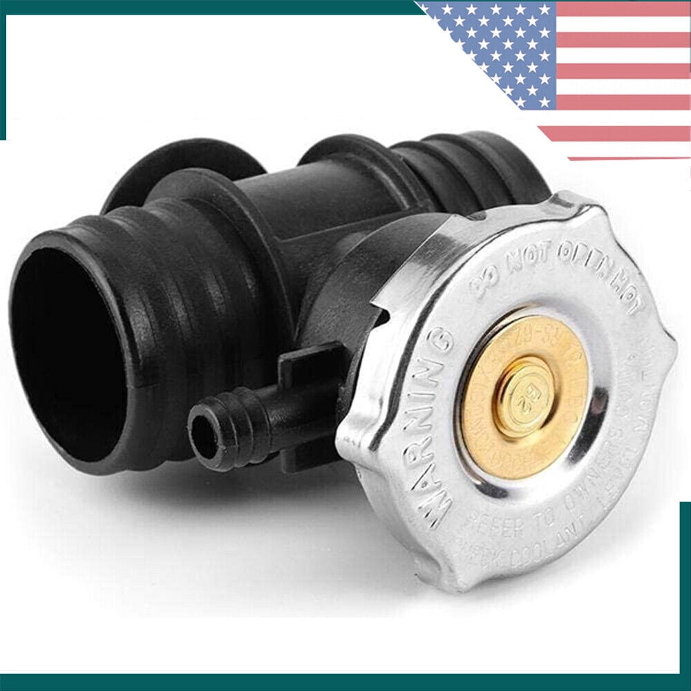 Engine Coolant Overflow Reservoir Tank With Cap - Compatible With 2007-2017 Jeep Compass/Patriot & Dodge Caliber