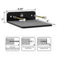 thumbnail image 3 of 2pack Wall Shelf Speaker Stand, Acrylic Wall Mount Display Shelf For Bluetooth Speaker, Webcam XXF, 3 of 5