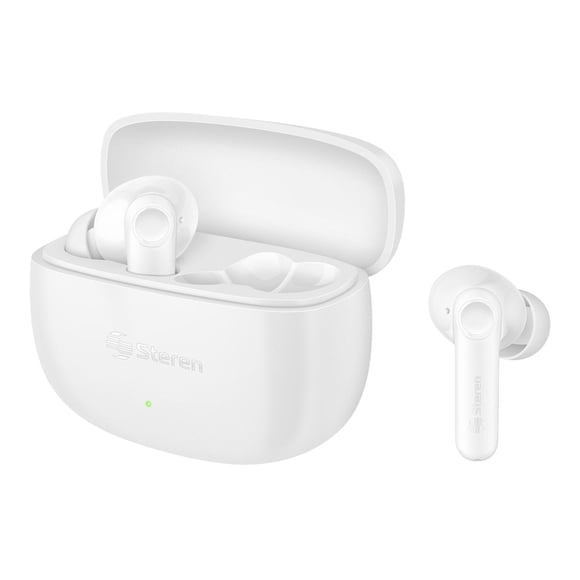 STEREN Audífonos Bluetooth* AEON 200 FreePods TWS con ENC por IA y control por app color blanco AUD-