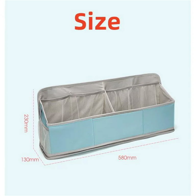 Clearworld Hanging Diaper Caddy Organizer,Diaper Stacker and Crib  Organizer,Upgrade Thicken Nursery Organizer for Changing Table, Crib, Wall  
