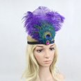 thumbnail image 3 of BELOVING peacock feather headband, 3 of 7