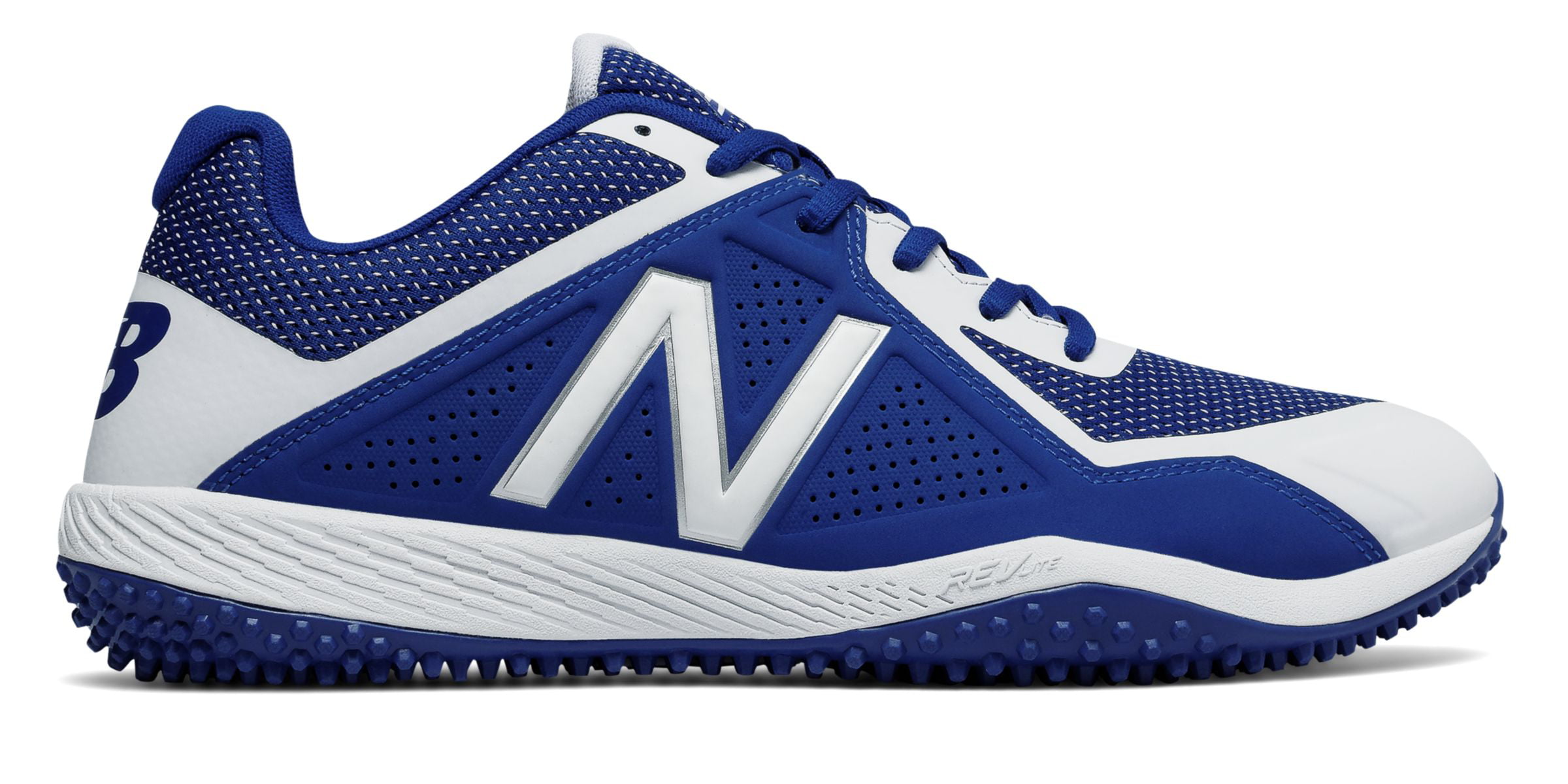 New Balance Low-Cut 4040v4 Turf Baseball Cleat Mens Shoes Blue with ...