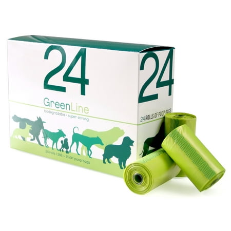 Loft 312 Green Line Dog Bags 24 Rolls 288