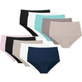 thumbnail image 2 of Fruit of the Loom Women's Microfiber 10 Pack Brief Panties (Assorted,9), 2 of 6