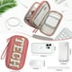 thumbnail image 4 of Bolsa organizadora electrónica COSHAYSOO Cord Charger Rosa, 4 of 6
