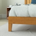thumbnail image 5 of Zinus Alexia 37" Deluxe Wood Platform Bed with Headboard, Rustic Pine, Full, 5 of 11