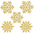thumbnail image 1 of Decoración navideña de copos de nieve, 24 piezas de decoración de copos de nieve, 1 of 5