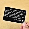 thumbnail image 3 of Regalos de Aniversario de un Año,Te Mate Tarjeta de Material Plástico Recuerdo Romántico para Aniversarios,Regalo de Tarjeta de Felicitación en Blanco Personalizado, 3 of 4