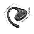 thumbnail image 3 of One Ear Bluetooth Headset,Wireless Bluetooth 5.4 Earbuds with LED Digital Display Charging Case,Suitable for Driving,Business,Office and Sports, 3 of 6
