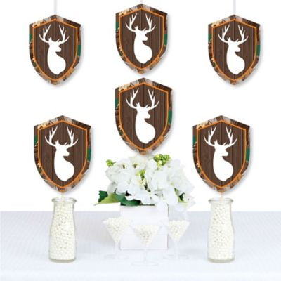 Gone Hunting Decorations Diy Deer Hunting Camo Baby Shower Or