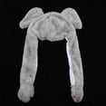 thumbnail image 3 of Gorro de peluche, gorro de invierno con orejas de animal móviles, gorro navideño de cosplay, Elefante, 3 of 9