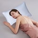 thumbnail image 5 of Rellenos de almohada tamaño queen con relleno alternativo de plumón de alta densidad, soporte supersuave para quienes duermen de lado y mayor comodidad para el cuello. Aestivo | Blanco |, 5 of 7