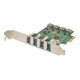 thumbnail image 1 of Tarjeta Convertidora X-Media PCI-e A USB 3.2 4 Puertos Verde XM-PEX-U304S, 1 of 3