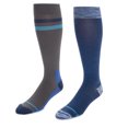 thumbnail image 2 of MUK LUKS Men's 2 Pair Pack Compression Knee Hi Nylon Socks, 2 of 2