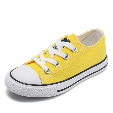 

Toyella New canvas shoes children sneakers Yellow 27