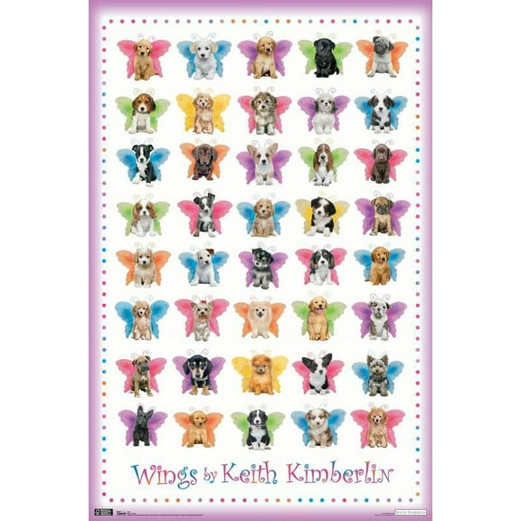 Trends International Puppy - Wings Poster