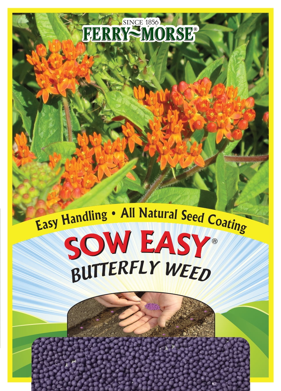 Ferry-Morse Sow Easy Butterfly Weed Perennial Flower Seeds (1 Pack)- Seed Gardening/Sun / Partial Shade