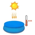 thumbnail image 6 of 6 ft-10 ft Dust-proof Pool Cover Protector Solar Cover For Round Above Ground Swimming Pools, 6 of 17