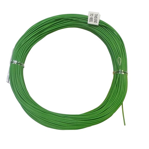 Ligne de Pêche à la Mouche Flottante vers l'Avant de 85 Pieds Ligne de Mouche Boucle d'Exposition avec Design d'Identification de Ligne Ligne Principale Vert Foncé