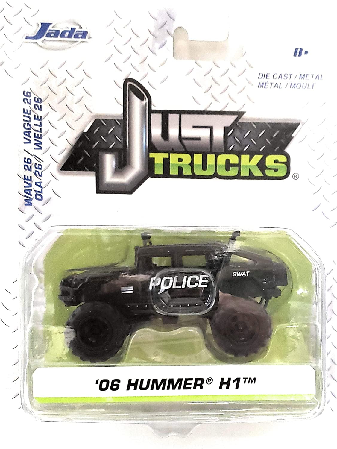 Just Trucks - 2006 Hummer H1 Police - Wave 26 - 1:64 Scale Just Trucks - 2006 Hummer H1 Police - Wave 26 - 1:64 Scale