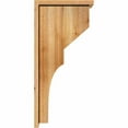 thumbnail image 3 of 8"W x 14"D x 30"H Monterey Rough Sawn Corbel w/Backplate, Western Red Cedar, 3 of 9