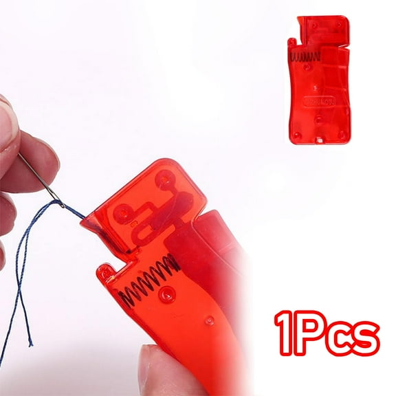 Sakaguro Handy Sewing Tool for Easy Thread Insertion，Household Sewing Accessories (Red, 1PCS)