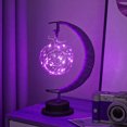 thumbnail image 1 of led decorative lights star moon lights apple christmas lights birthday gift handmade hemp rope usb iron night light, 1 of 5