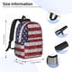 thumbnail image 5 of Easygdp America Flag Glitter Mochila Ligera de 15 Pulgadas para Estudiantes, Mochila Cómoda para la Escuela y Viajes, Correas Ajustables, 5 of 6