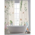 thumbnail image 5 of Easter Sheer Curtains 96 Inch Length 2 Panels for Living Room, Eggs Gnomes Bunny Elegant Pastoral Rustic Voile Kitchen Curtain Set, Luxury Privacy Drapes Window Treatment for Bedroom, 5 of 7