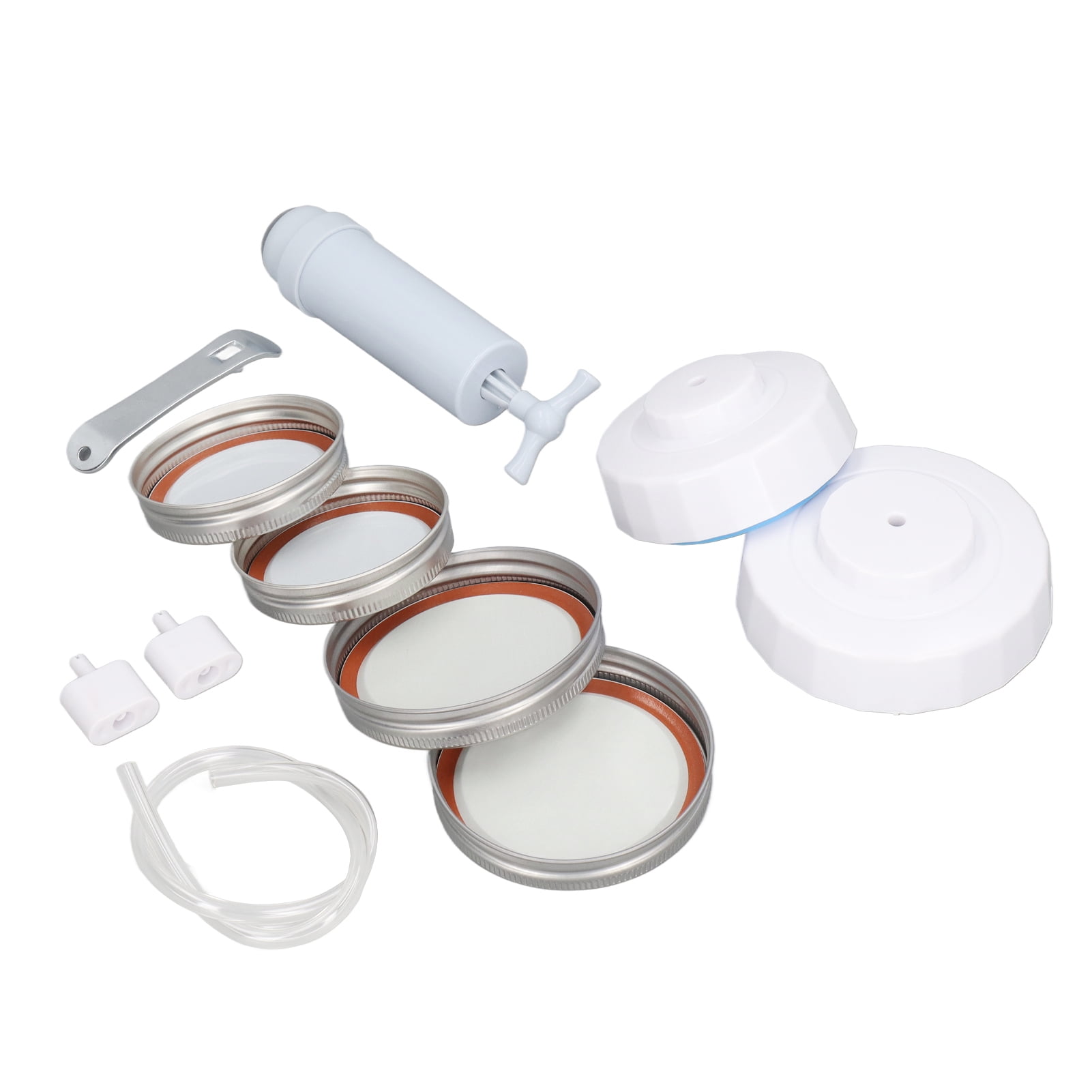 FAGINEY Jar Sealing Accessory,Mason Jar Vacuum Sealer Kit Jar Vacuum