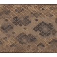 thumbnail image 1 of Papier Peint Abstrait Marron Foncé Bord à Carreaux Géométrique, Rouleau 15' x 5,25'', 1 of 3
