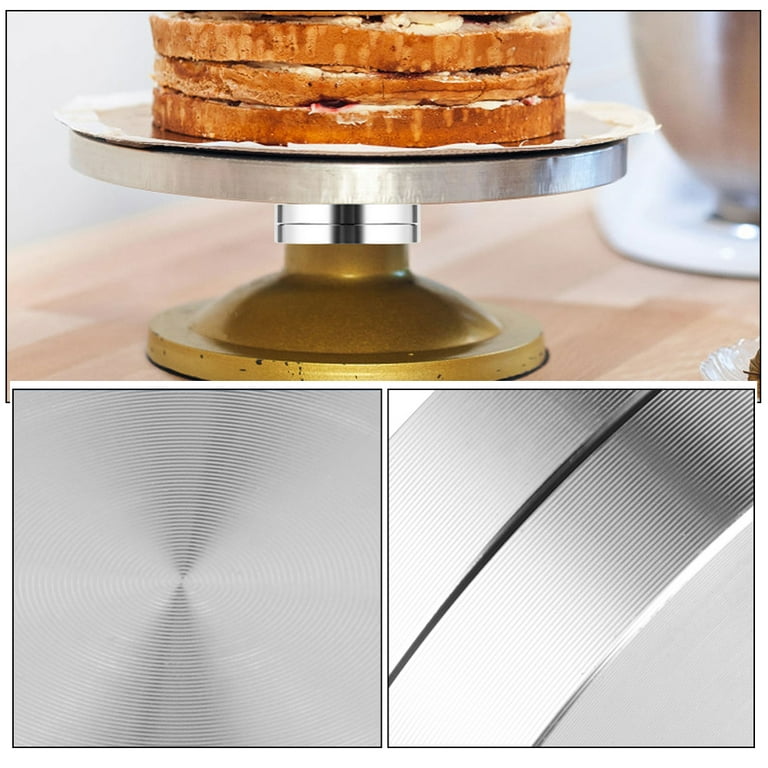 2pcs Aluminium Alloy Revolving Cake Stand Bearings Rotating Cake