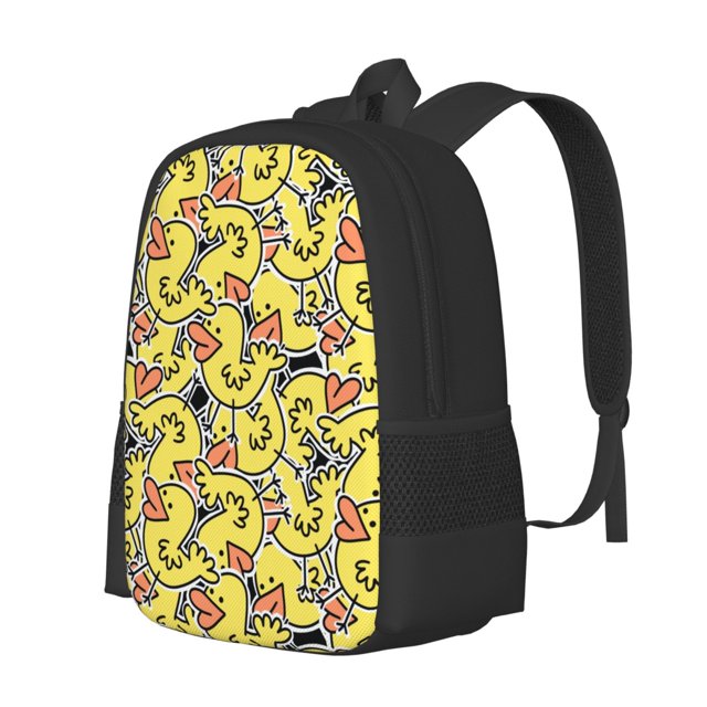 Easygdp Ducks Mochila de Gran Capacidad Minimalista Ideal para Escuela, Viajes y Uso Diario
