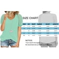 thumbnail image 3 of MOSHU V-Neck Blouses for Women Lace Short Sleeve Shirts Casual Women Tops, 3 of 9
