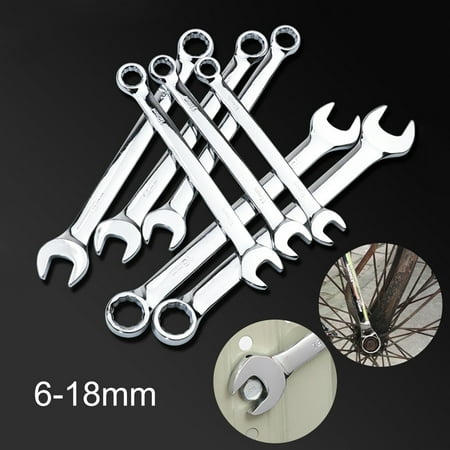 

XWQ 6-18mm Dual-head Ratcheting Spanner High Hardness Anti-rust Repair Tool Multipurpose Ratchet Wrench for Workshop