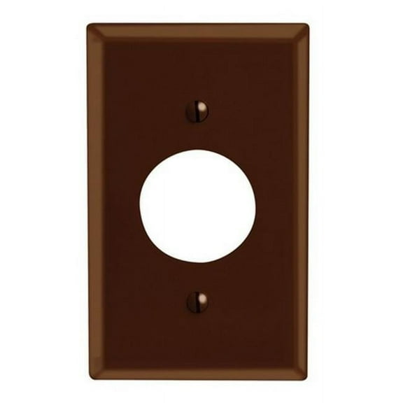 85004-000 1 Gang Brown Power Outlet Wall Plate