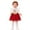 AB98 Red, variant on Tisuna Girls Fall Outfit Set Kids Elegant Long Sleeve Crew Neck Letter Print Romper And Skirt Headband Outfits Children'S 3 Pieces Happy New Year Clothing Set Size 1-3 Months