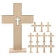 thumbnail image 1 of 12 cruces de madera para manualidades, cruces de pie, cruces de base, centros de mesa para exteriores, iglesias, decoración del hogar, mesas, cruces religiosas., 1 of 7